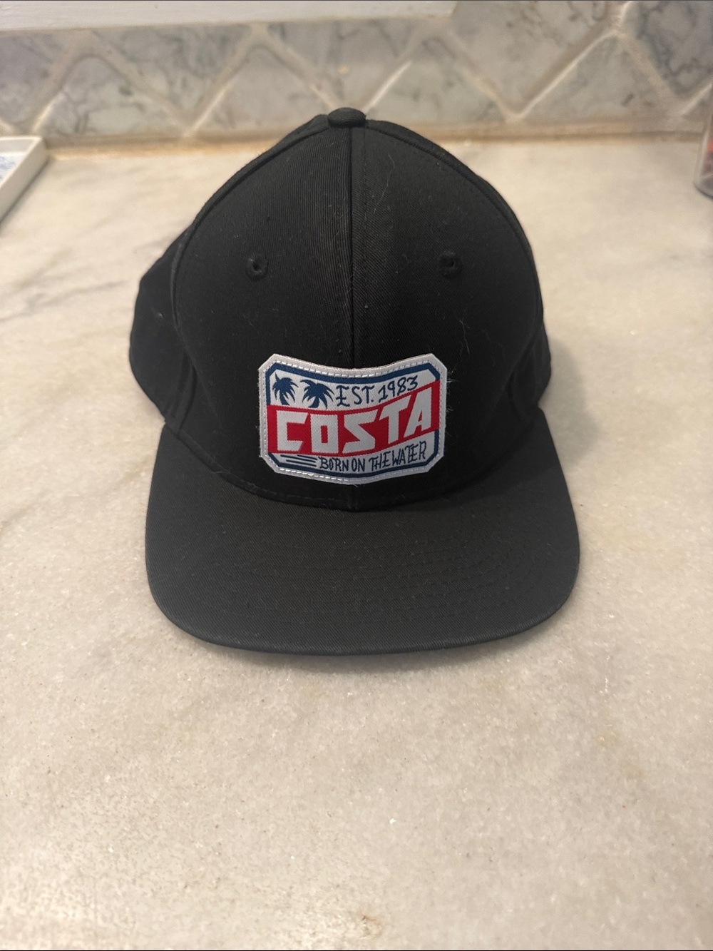 Costa Del Mar snapback flat bill hat